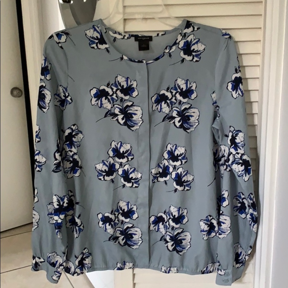 Ann Taylor Floral Blouse